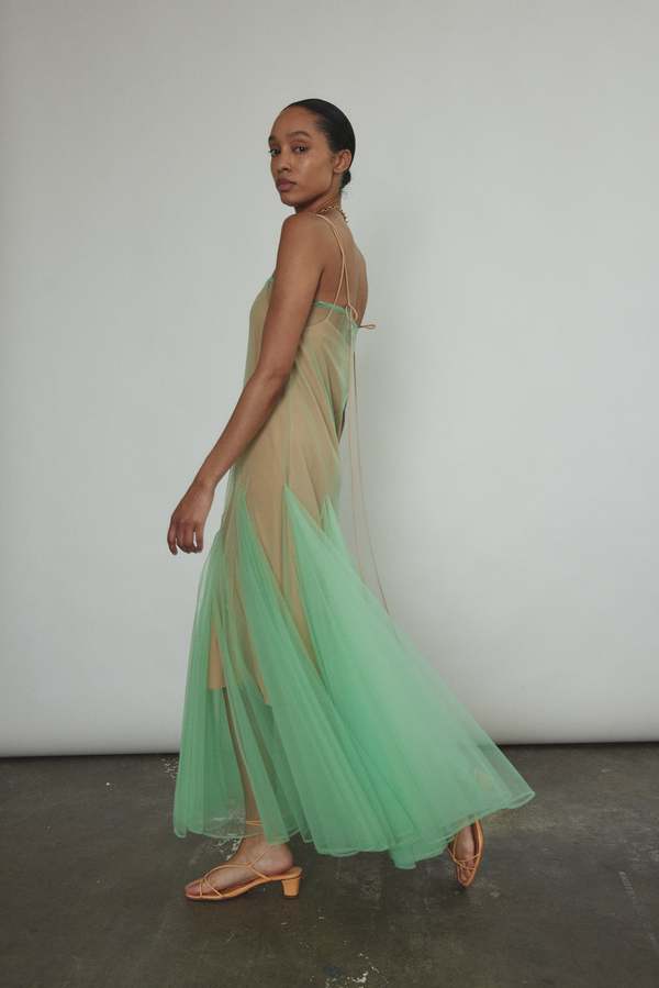 Kamperett Camille Dress - Celadon | Garmentory