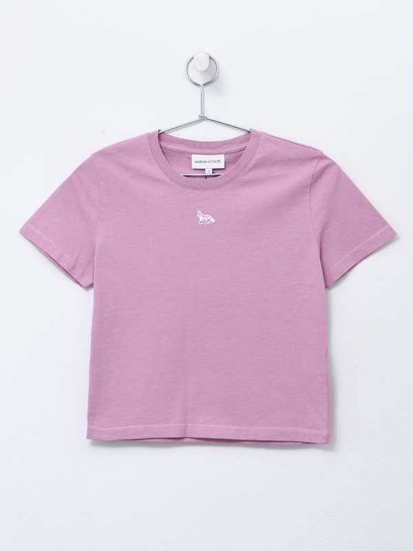 Maison Kitsuné BABY FOX PATCH BABY TEE SHIRT - BLOSSOM