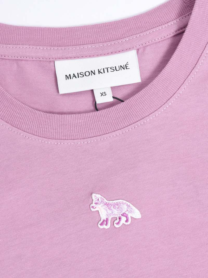 Maison Kitsuné BABY FOX PATCH BABY TEE SHIRT - BLOSSOM