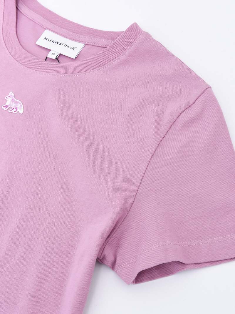 Maison Kitsuné BABY FOX PATCH BABY TEE SHIRT - BLOSSOM