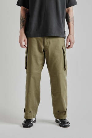 パンツ blurhmsROOTSTOCK Cotton Serge 47 Pants Blurhms Rootstock Cotton Serge 47 Pants - Olive | Garmentory