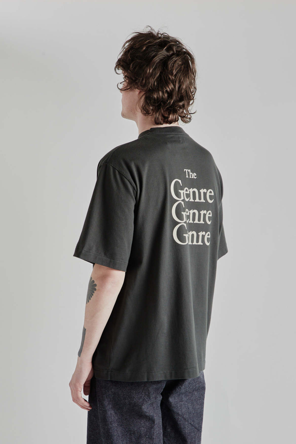 Blurhms Rootstock The Genre The Print Wide Tee - Black | Garmentory
