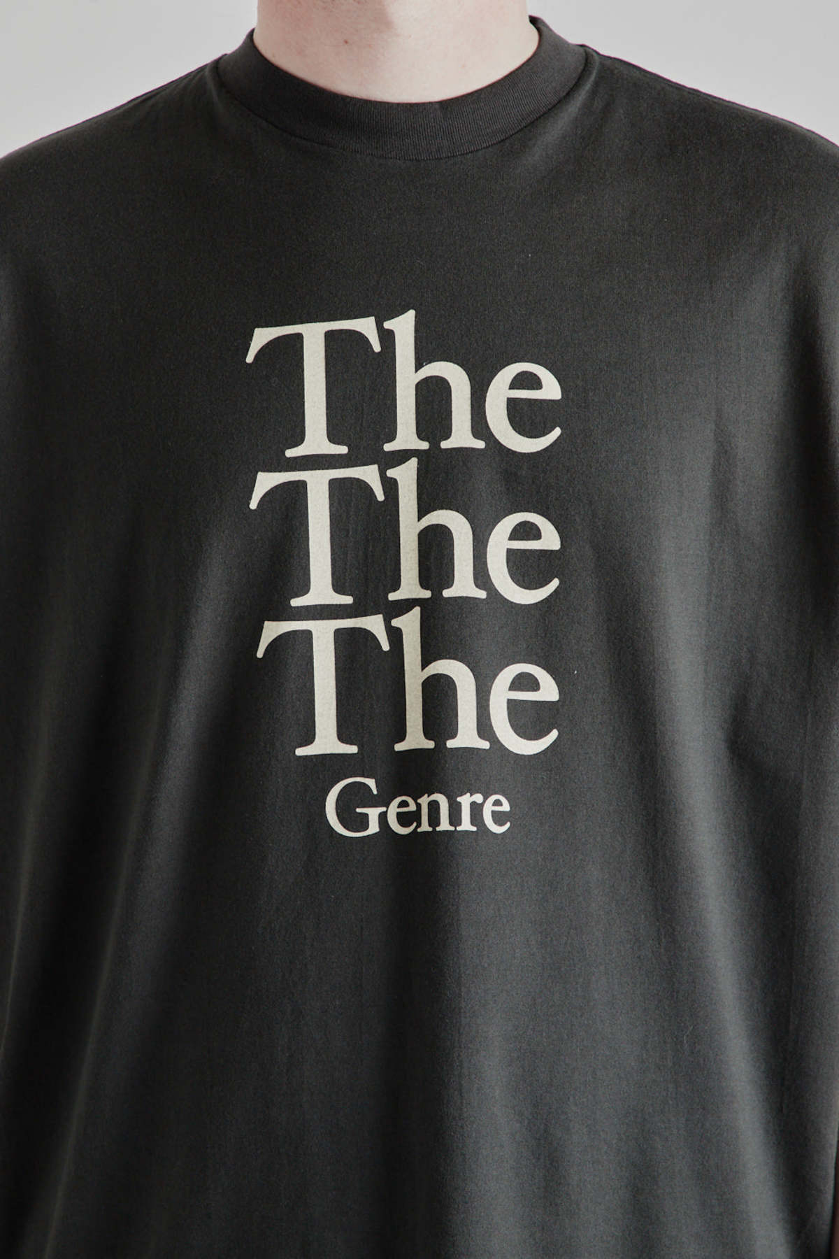 Blurhms Rootstock The Genre The Print Wide Tee - Black | Garmentory