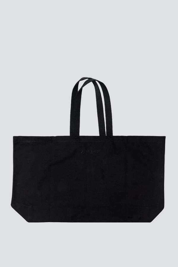 Assembly Canvas New York Logo Embroidered XL Tote Bag - Black 