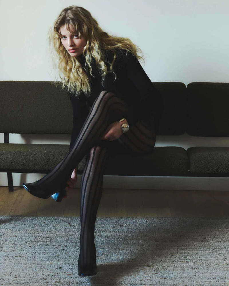 Swedish Stockings Siri Stripe Tights