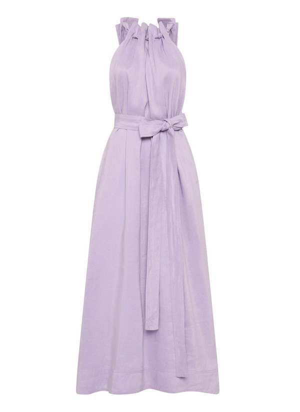 strapless open back dress Aje Violette Bubble Hem Maxi Dress main image 1