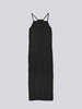 SAYAKA DAVIS NEW YORK Crinkled I-Line Dress - Black - Thumbnail 1