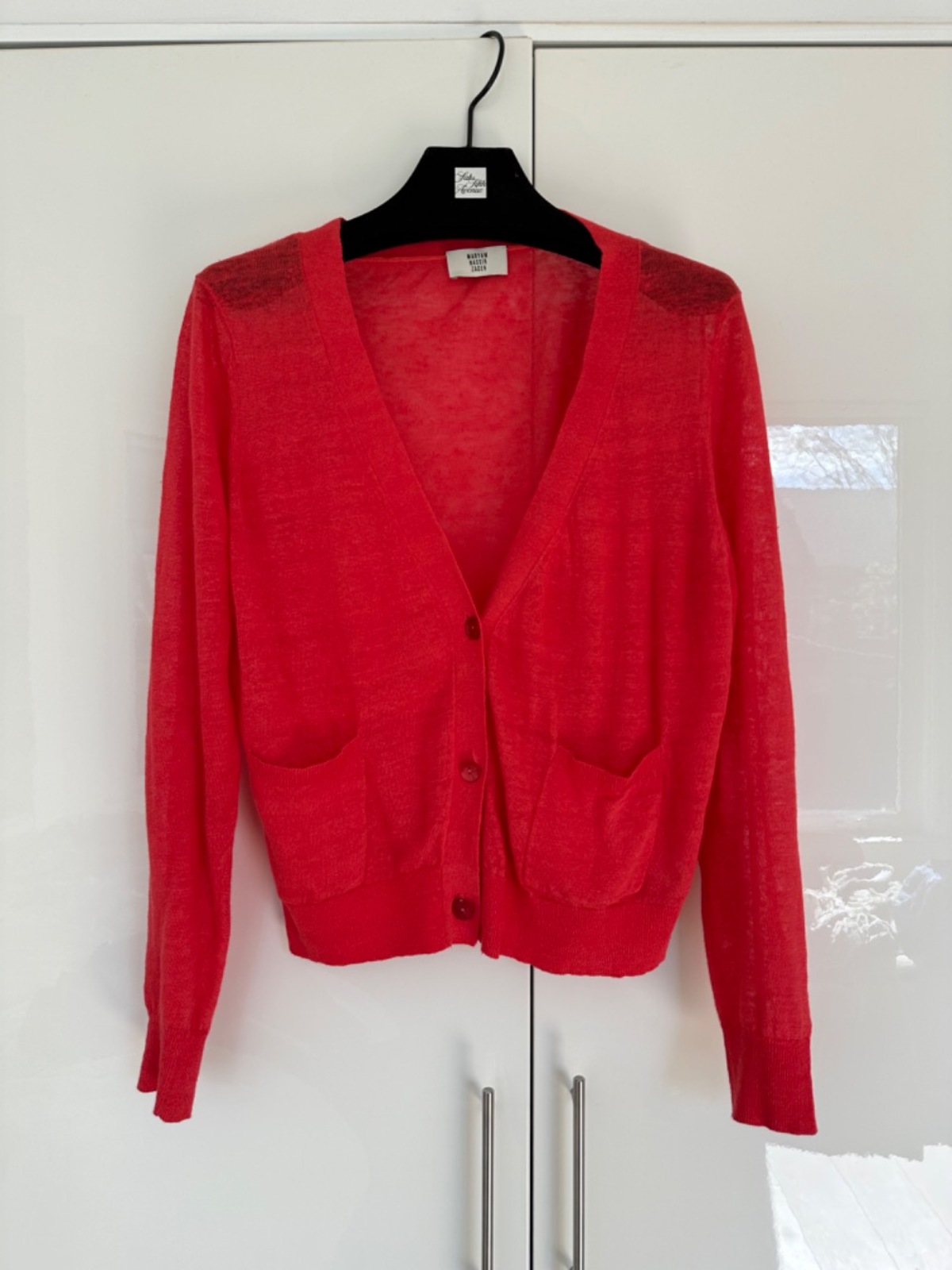 Maryam Nassir Zadeh Cardigan - Fire Orange - Image 1 of 5