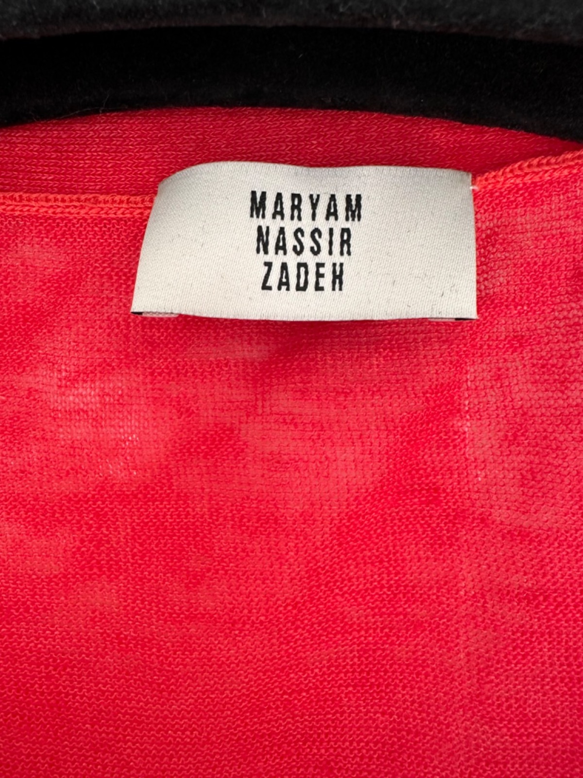 Maryam Nassir Zadeh Cardigan - Fire Orange - Image 2 of 5
