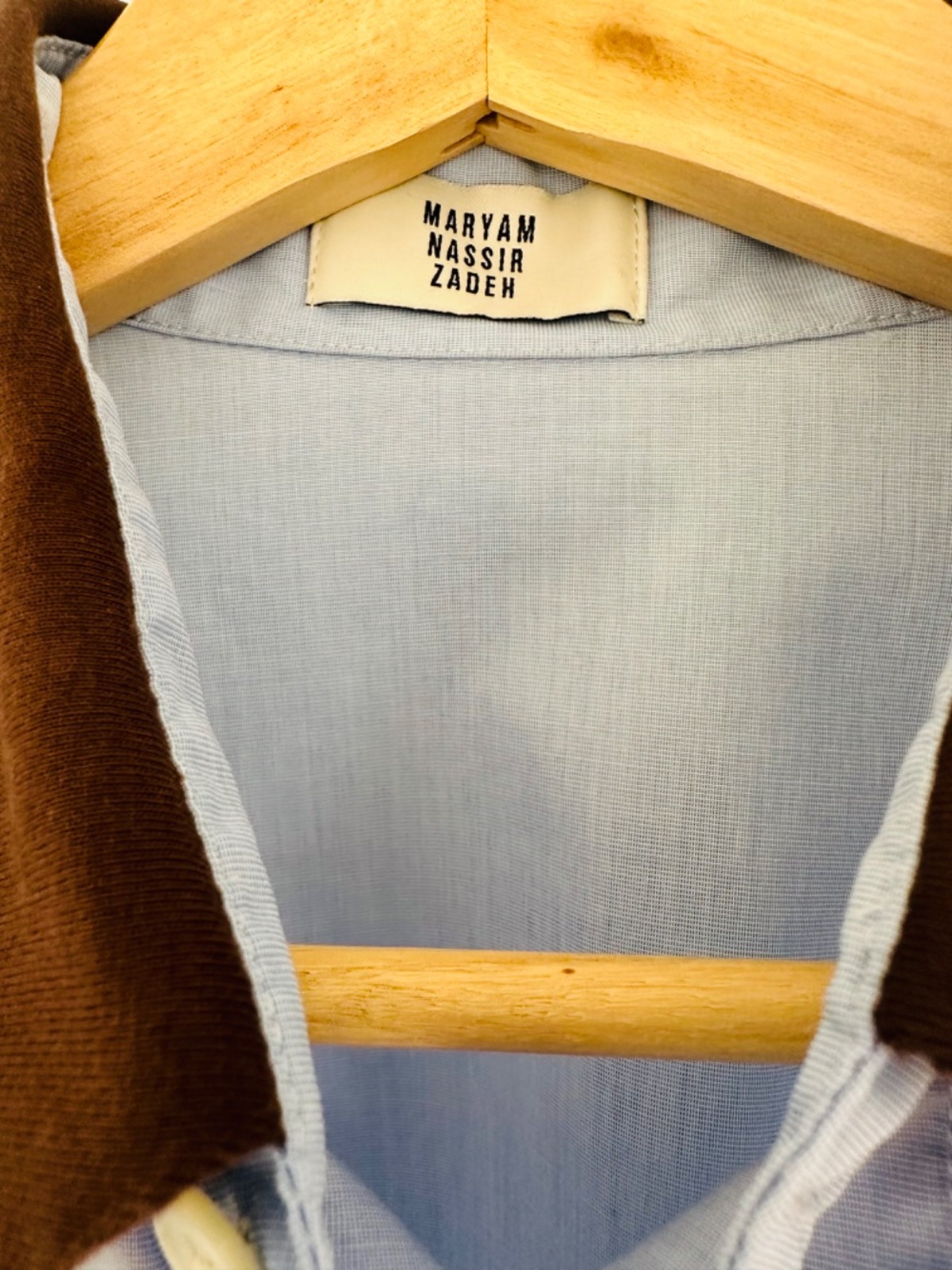 Maryam Nassir Zadeh S/S Button Up - Image 2 of 5