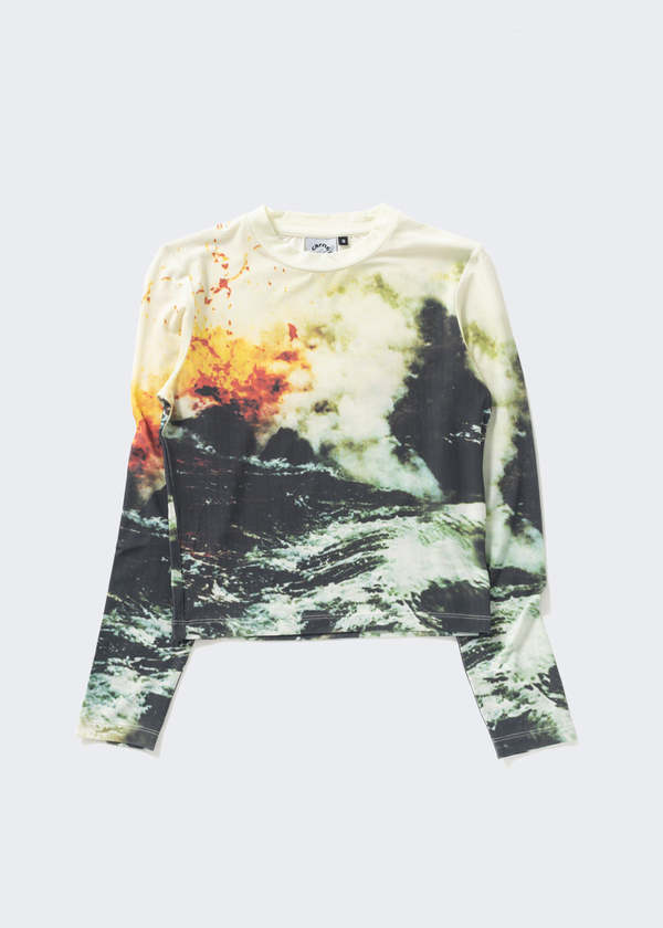 Carne Bollente I Lava You Cropped Tee - Prints | Garmentory