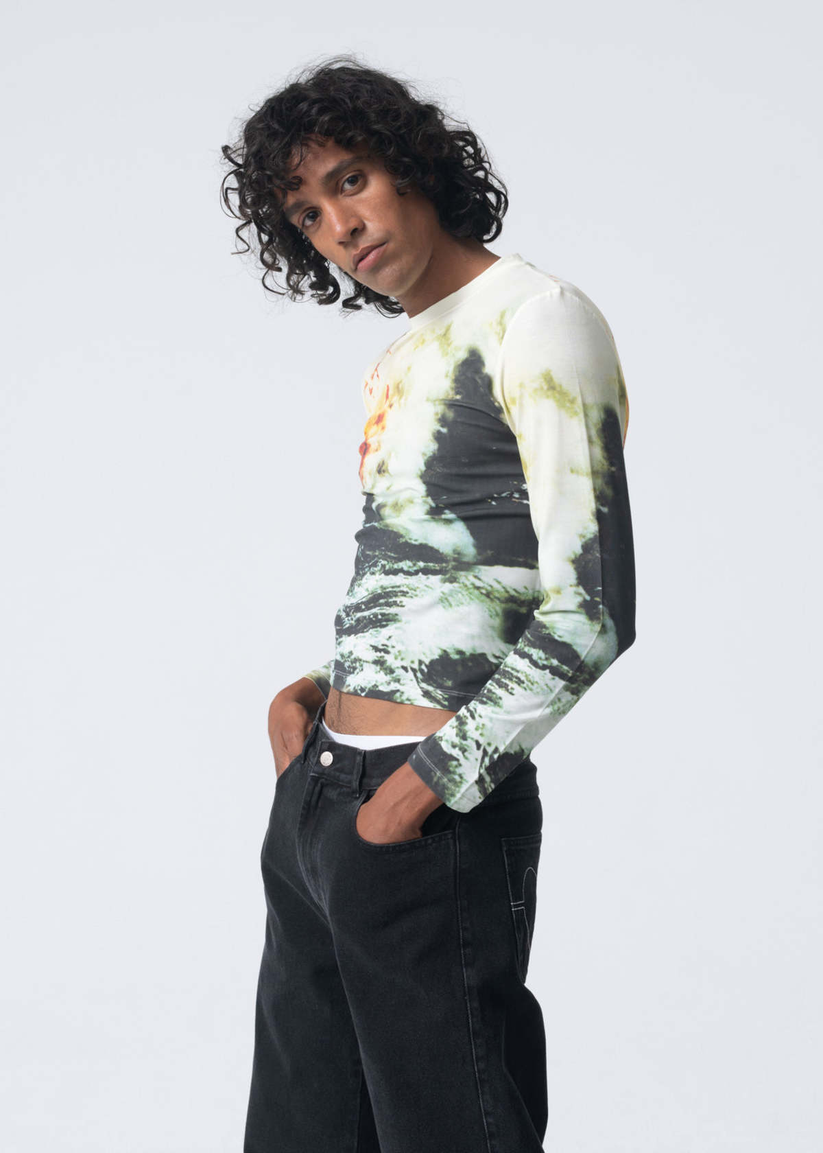 Carne Bollente I Lava You Cropped Tee - Prints | Garmentory