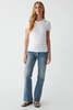Michael Stars Lexy Tee - White - Thumbnail 1