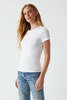 Michael Stars Lexy Tee - White - Thumbnail 2