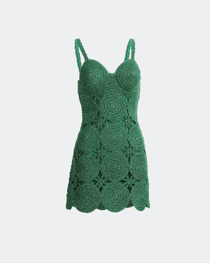 Beep Beep Mini Dress in Gummy Green | Garmentory