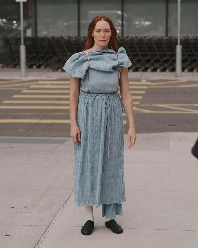 7月末までBaserange Max Maxi Skirt Wuxi Blue Baserange MAX SKIRT - WUXI BLUE | Garmentory