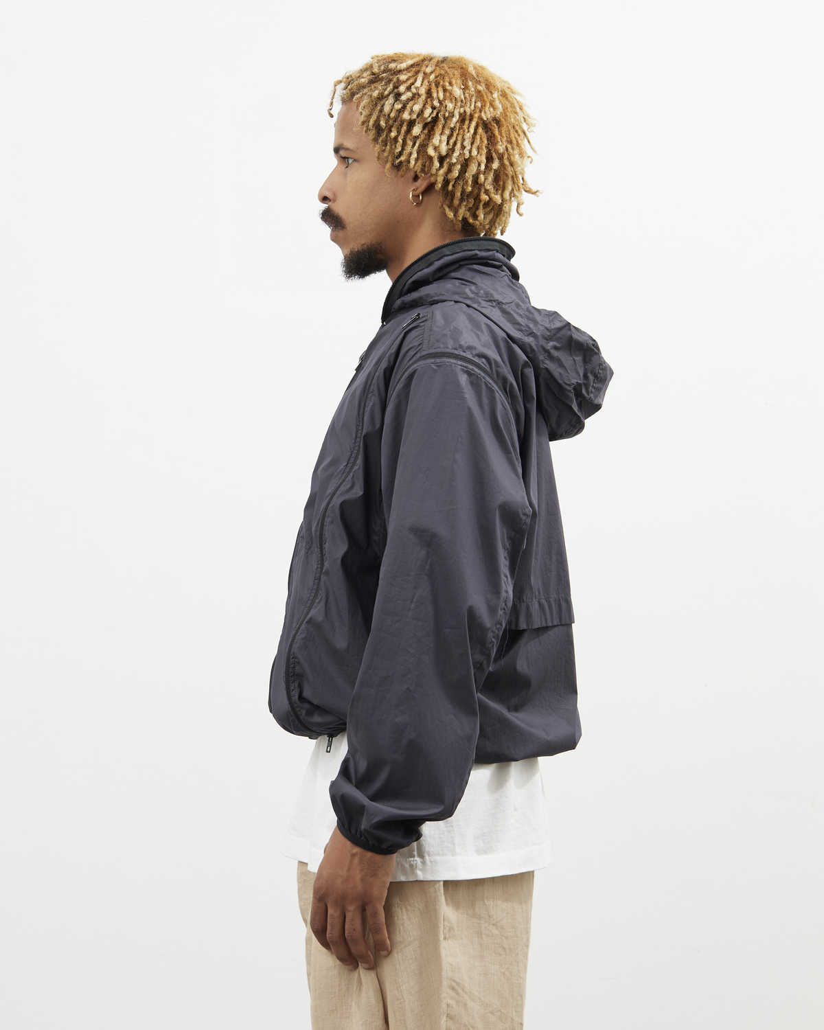 Lemaire Zipped Hooded Blouson - Black | Garmentory