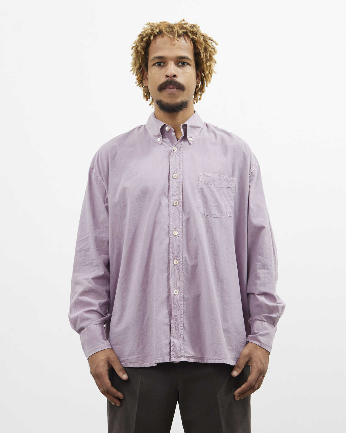 Our Legacy Borrowed BD Shirt - Purple | Garmentory