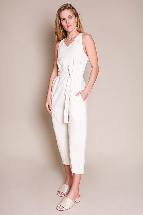 white tank jumpsuit