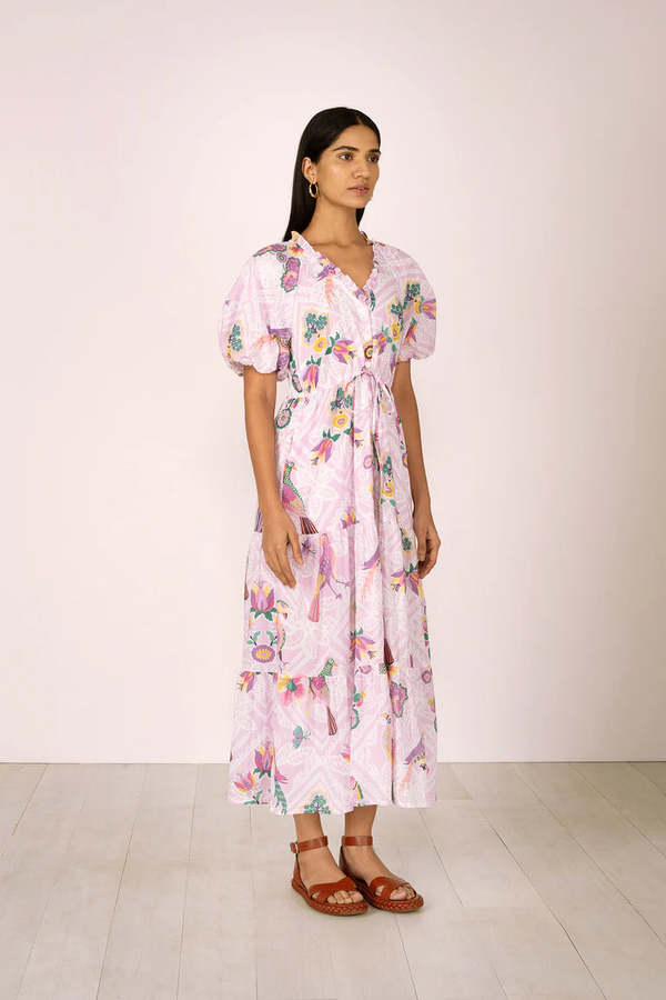 Banjanan Poppy Dress - Folk Lace Lavender | Garmentory Banjanan Poppy Dress - Folk Lace Lavender | Garmentory