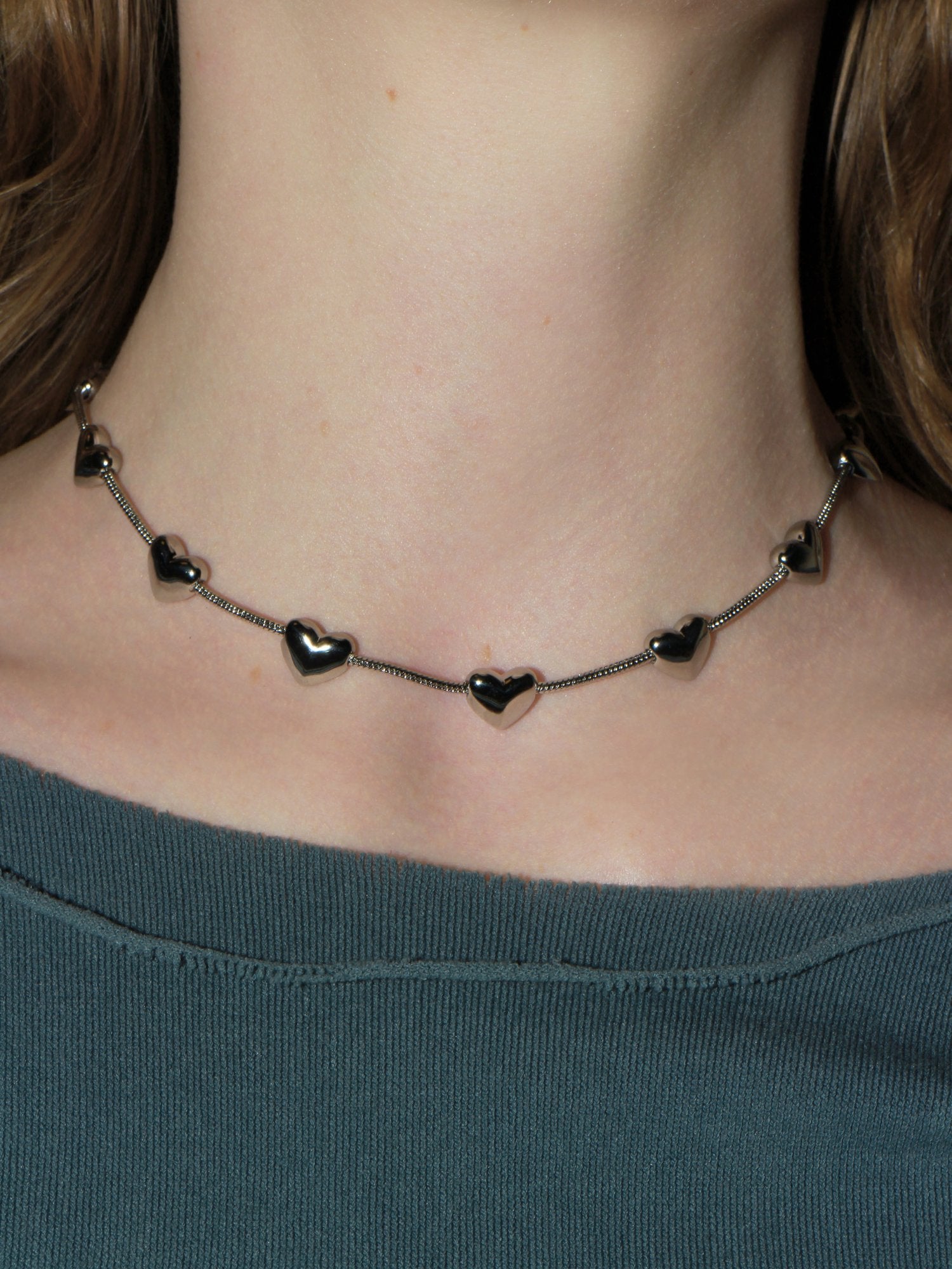 Marland Backus LIL HEART NECKLACE - SILVER | Garmentory