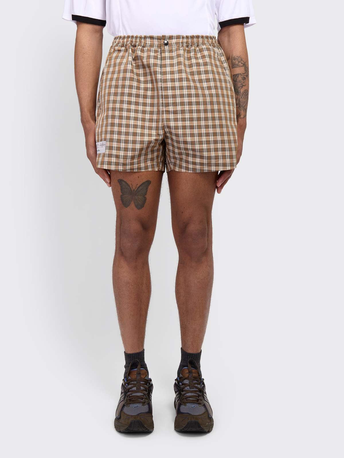 Umbro Check Shorts - Brown/Beige | Garmentory