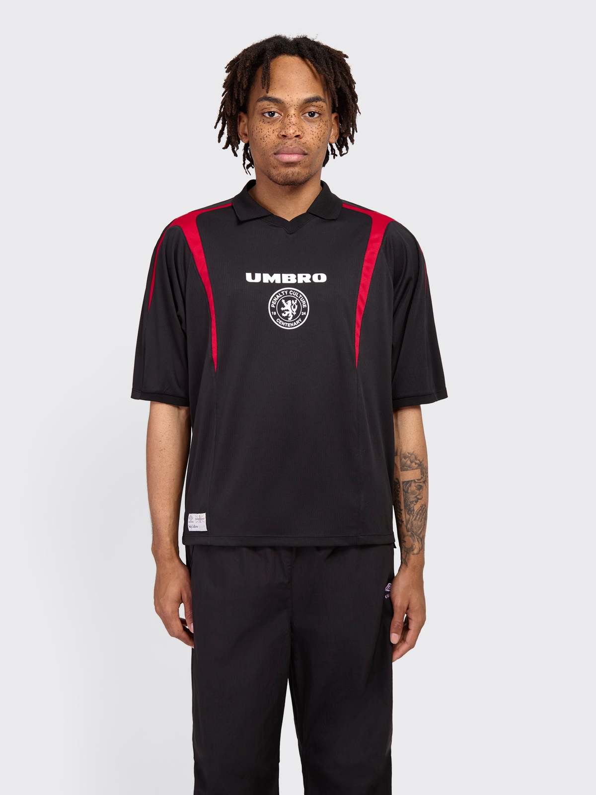 【UMBRO】 Classic Short Sleeve Stand neck Anorak R5372 Umbro Women's Long Sleeve Mock Neck Full-Zip Black Track