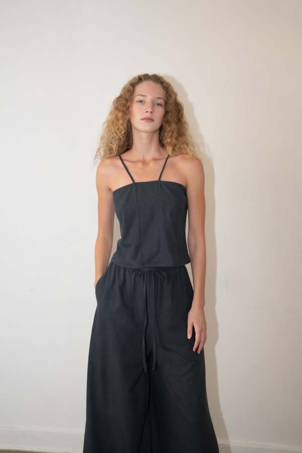 Zii Ropa Celine Top - Washed Black Zii Ropa Celine Top - Washed Black