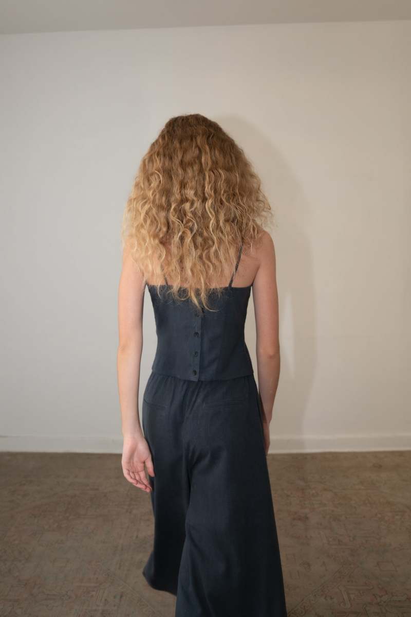 Zii Ropa Celine Top - Washed Black