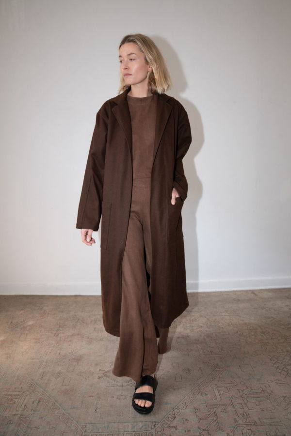 Zii Ropa Earl Coat - Cocoa