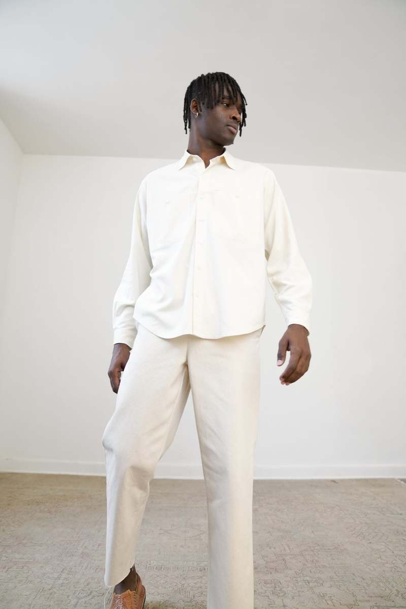 Zii Ropa Roe Shirt - Natural