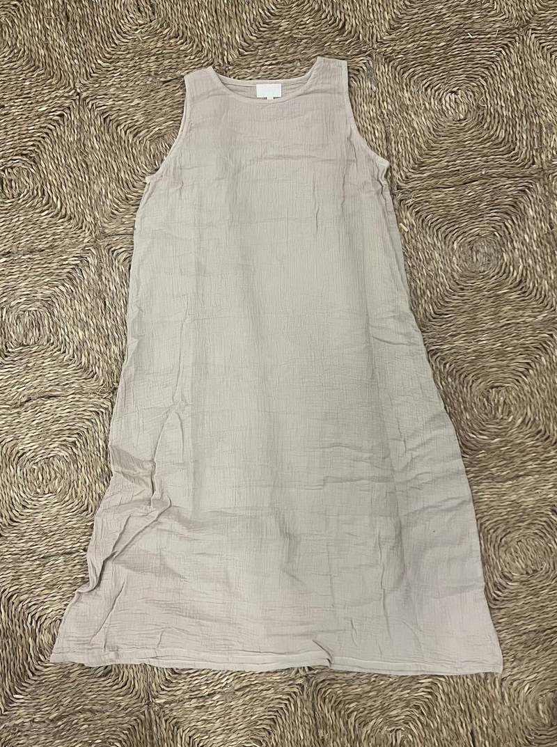 Honest Cotton Bell Sleeveless Midi
