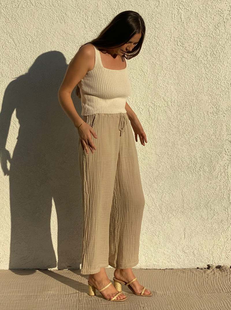 Honest Cotton Drawstring Pant