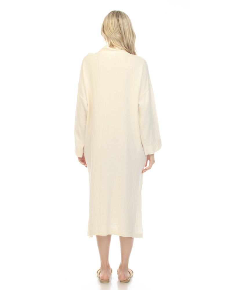 Honest Cotton Long Sleeve Tulum Dress