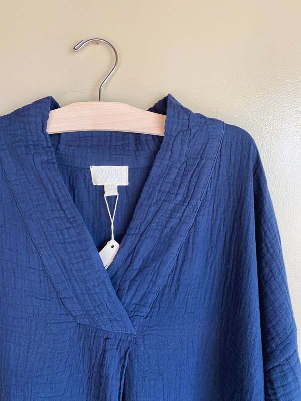 Honest Cotton Long Sleeve Tulum Dress