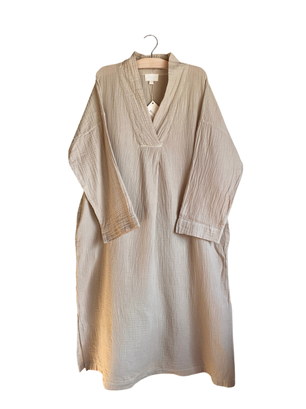 Honest Cotton Long Sleeve Tulum Dress