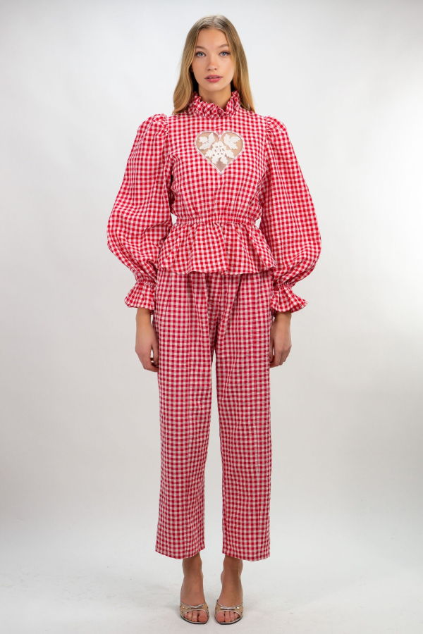 Gingham Sirsna Set