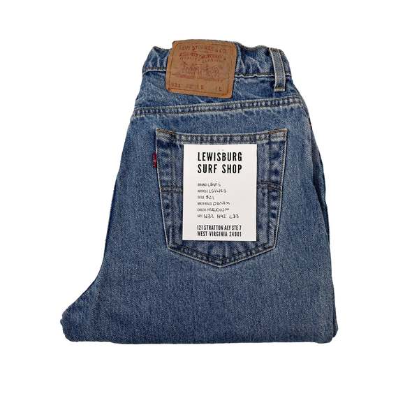 Levi's Vintage Womens Vintage Levis 521 Jeans - Medium Wash