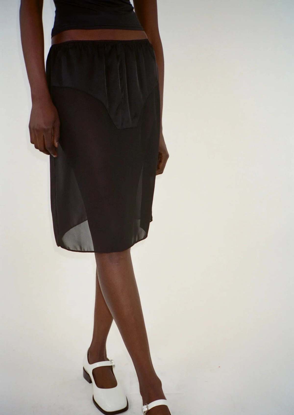 Sandy Liang Cassi Skirt - Black - Image 7 of 7