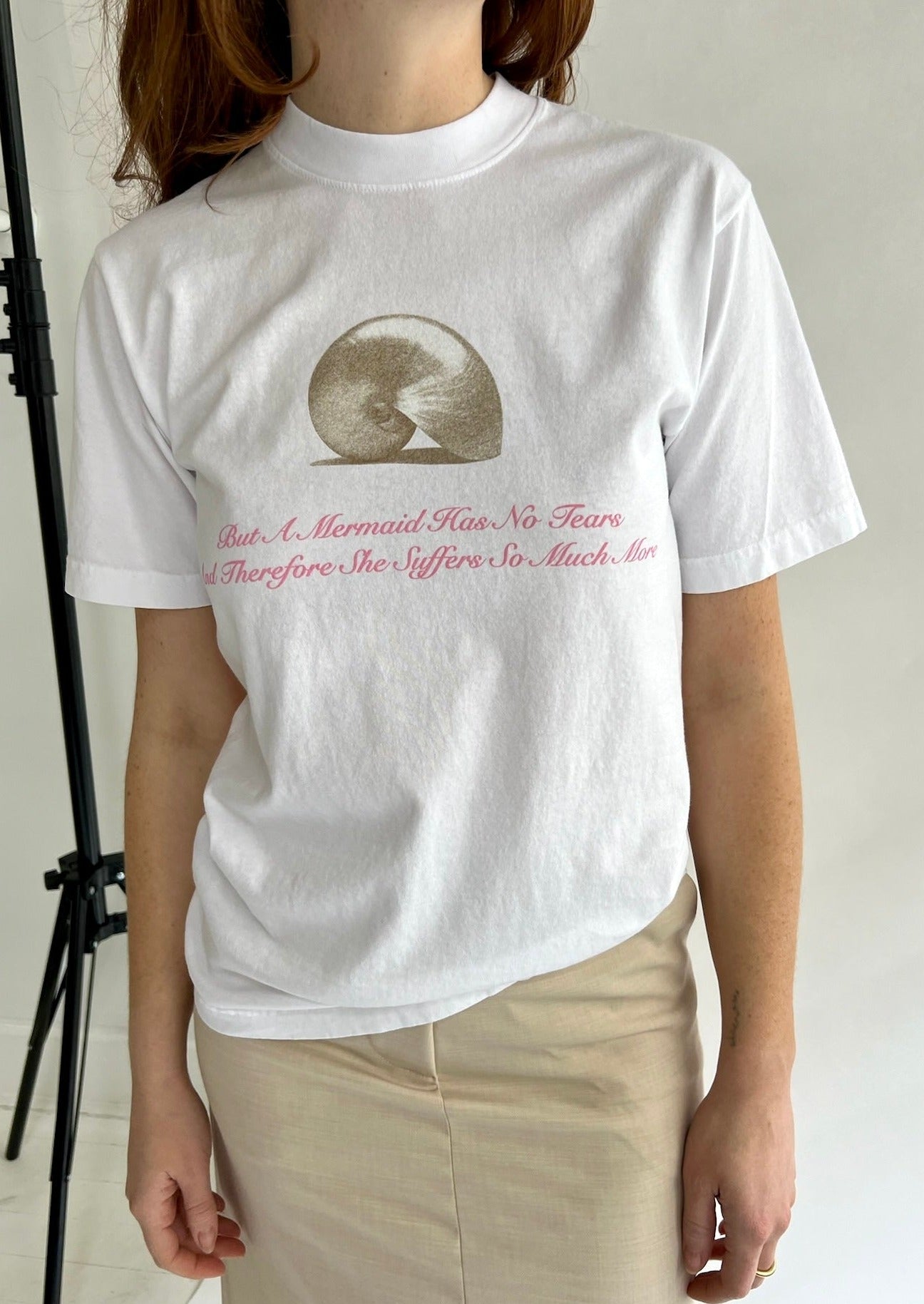 Sandy Liang Scallop Tee - White | Garmentory Sandy Liang Scallop Tee - White | Garmentory