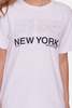 Blue&Cream NEW YORK or NOTHING Tee - White - Thumbnail 3
