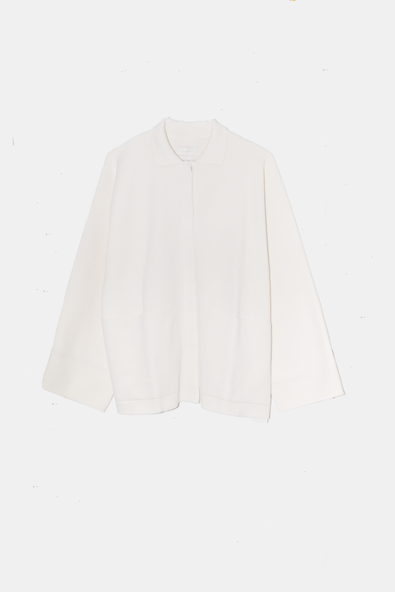 【LAUREN MANOOGIAN】DOUBLE KNIT JACKET Double Knit Jacket in Black Melange | Lauren Manoogian