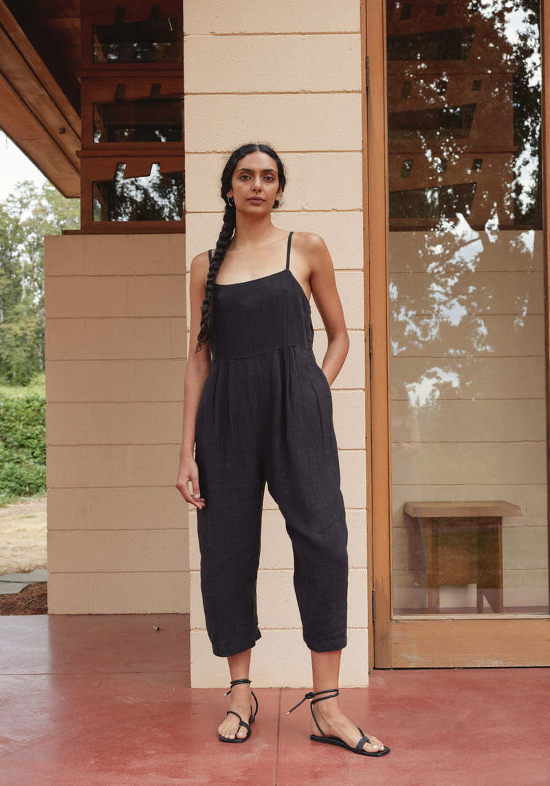 First Rite Mira Pantsuit - Laundered Black First Rite Mira Pantsuit - Laundered Black