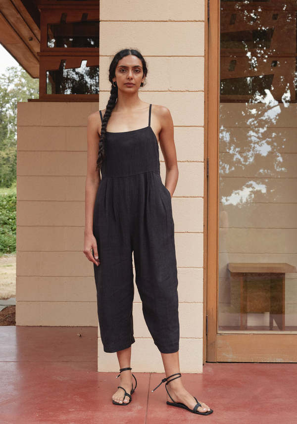 First Rite Mira Pantsuit - Laundered Black First Rite Mira Pantsuit - Laundered Black