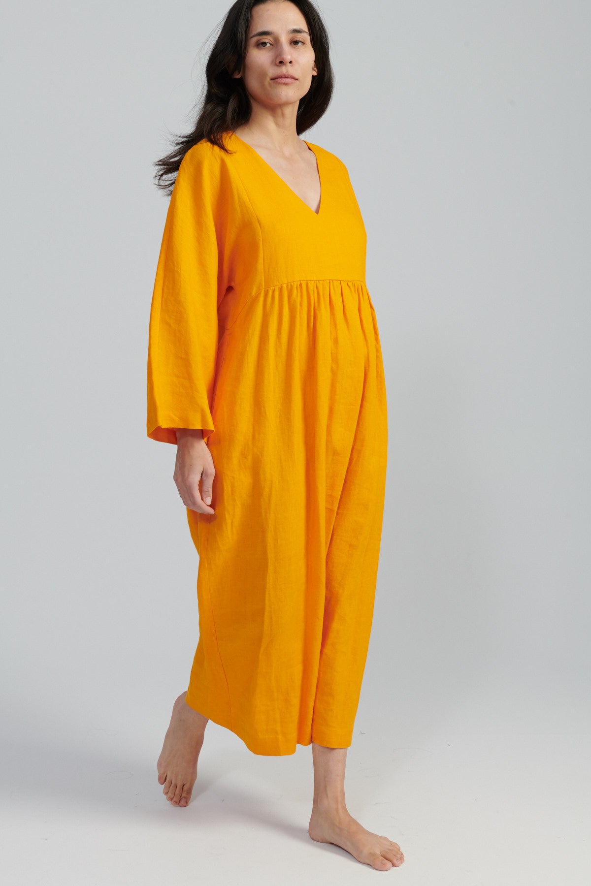 Mara Hoffman Threads Up Plus Size Dresses Mara Hoffman Aviva Dress Saffron