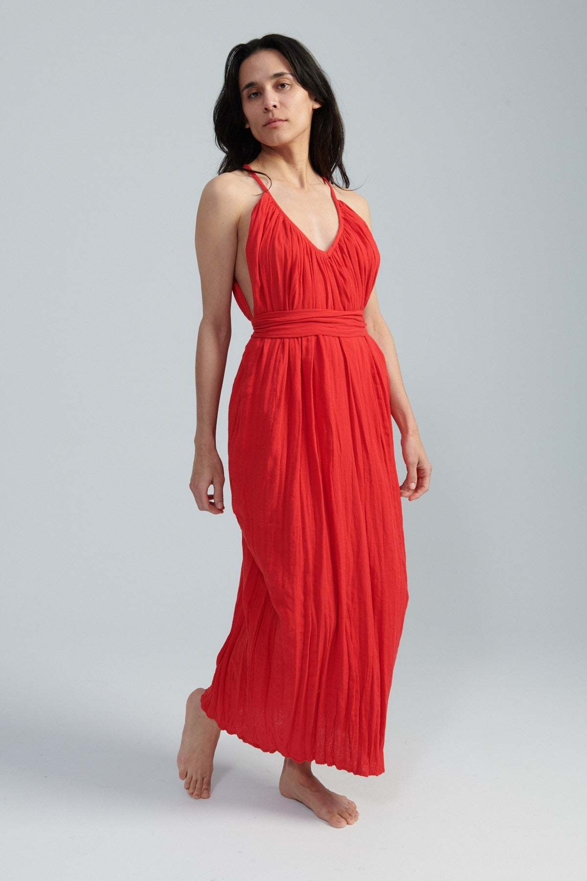 prom dresses maxi dress Deep V-neck Chiffon Short Red Prom Dresses 2021