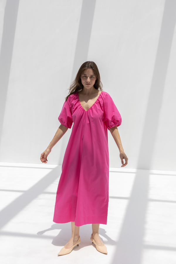 mara hoffman pink dress Chloe Dress