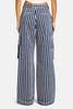 Ser.o.ya Jane Cargo Pant - Navy Stripe - Thumbnail 3