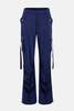 Ser.o.ya Lai Satin Cargo Pant - Navy - Thumbnail 5