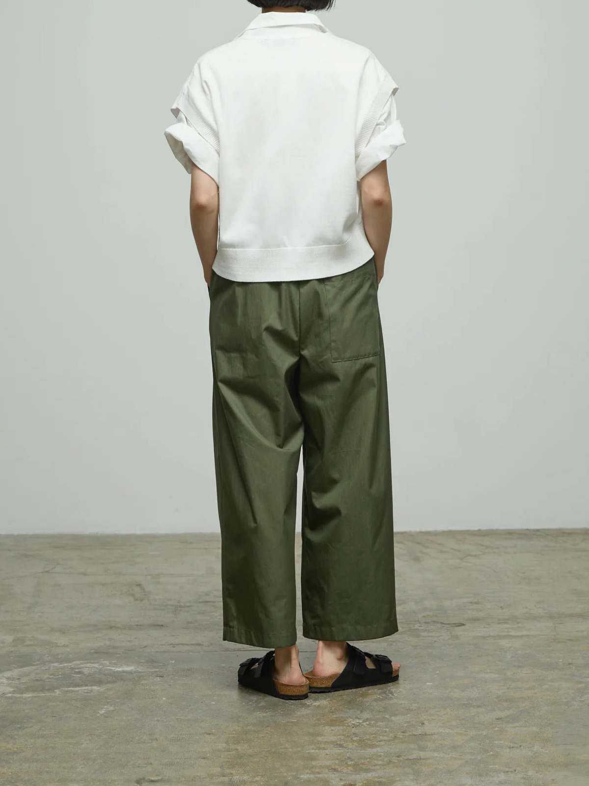 Nicholson & Nicholson Hakama Poplin Pant - Green | Garmentory